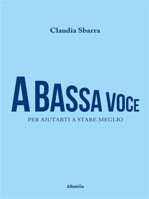 cover image of A bassa voce